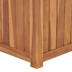 vidaXL Lit surélevé 40x40x40 cm Bois de teck solide