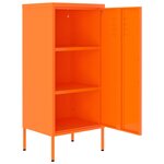 vidaXL Armoire de rangement Orange 42 5x35x101 5 cm Acier