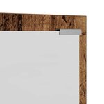 vidaXL Porte-manteau mural Montage mural Bois ancien 100 x 10 x 100 cm