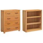 vidaXL Ensemble de meubles de rangement Marron Bois d'ingénierie