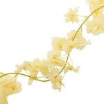 vidaXL Guirlandes de fleurs de Noël 6 Pièces champagne 180 cm