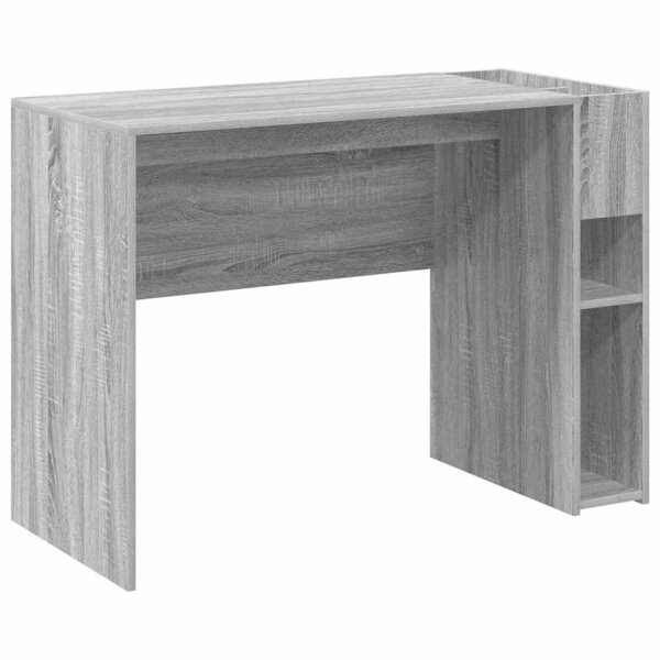 vidaXL Bureau Gris Sonoma 109 x 50 x 78 cm Bois d'ingénierie