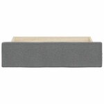 vidaXL Tiroirs de rangement dessous de lit 2 Pièces gris foncé