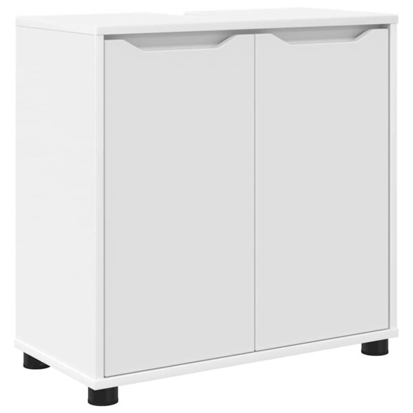 vidaXL Armoire de lavabo de salle de bain Blanc 60 x 30 x 60 cm