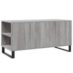 vidaXL Table basse sonoma gris 102x44 5x50 cm bois d'ingénierie