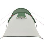 vidaXL Tente de camping tunnel 2 personnes vert imperméable