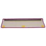 vidaXL Tapis d'escalier 20 pièces 65 x 21 x 4 cm Violet Bord rectangulaire