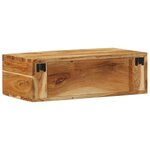 VidaXL Meuble TV mural 60x30x19 cm bois massif d'acacia