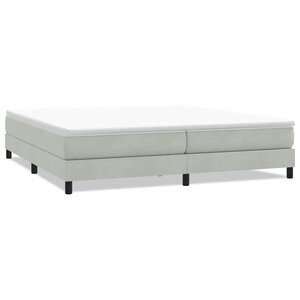 vidaXL Sommier à lattes de lit sans matelas gris clair 200x210cm