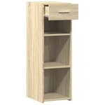vidaXL Buffet chêne sonoma 30x42 5x93 cm bois d'ingénierie