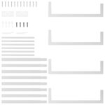 vidaXL Portant de bois de chauffage 50x28x94 cm acier inoxydable