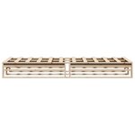 vidaXL Cadre de lit sans matelas 100x200 cm bois massif de pin