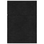 vidaXL Canapé-lit pliable 140 x 67 x 45 cm Noir