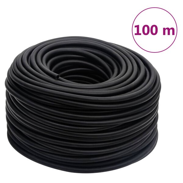 vidaXL Tuyau d'air hybride noir 0 6" 100 m caoutchouc et PVC