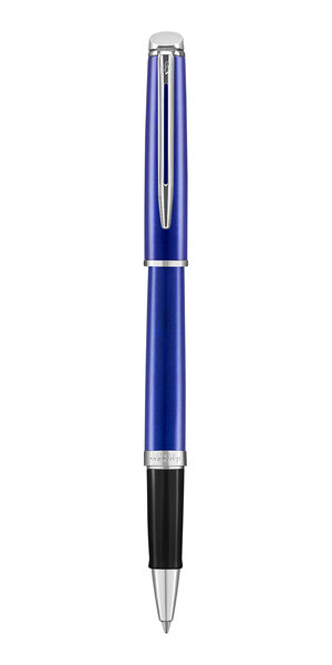 Waterman hemisphere stylo roller  bleu brillant  recharge noire pointe fine  coffret cadeau
