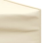 vidaXL Tente de réception pliable avec parois Crème 3x6 m