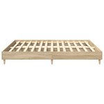 vidaXL Cadre de lit sans matelas chêne sonoma 180x200 cm