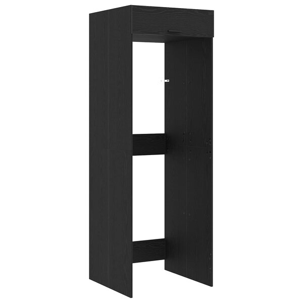 vidaXL Armoire pour machine à laver Chêne noir 67 5 x 68 x 200 cm