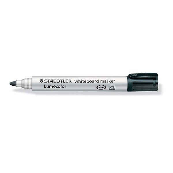 Marqueur pour Tableau Blanc 'Lumocolor 351' Pointe Ogive 2 mm Noir STAEDTLER