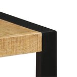 vidaXL Table à manger 140x70x75 cm Bois de manguier massif