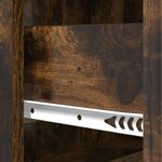 vidaXL Armoire à tiroirs Chêne fumé 66 x 34 5 x 92 cm