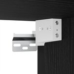 vidaXL Ensemble meuble TV 4 Pièces Chêne noir Bois d'ingénierie