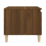 vidaXL Table basse Chêne marron 100x50x45 cm Bois d'ingénierie