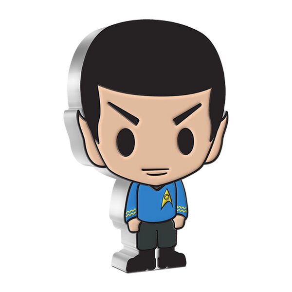 Pièce Chibi Coin Collection Star Trek - Spock 1oz Argent