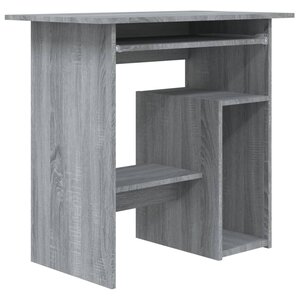 vidaXL Bureau Sonoma gris 80x45x74 cm Bois d'ingénierie