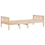 vidaXL Lit pour enfants sans matelas 75x190 cm bois de pin massif