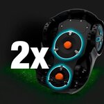 Tondeuse robot Smart SILENO Free 1500 sans câbles périphériques - Surface 1500 m² - smart Gateway