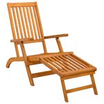vidaXL Chaise longue inclinable et pliable 55 x 146 x 91 cm