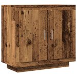 vidaXL Buffet vieux bois 80x40x75 cm bois d'ingénierie