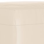 vidaXL Ensemble de canapés 4 Pièces avec coussins beige tissu microfibre