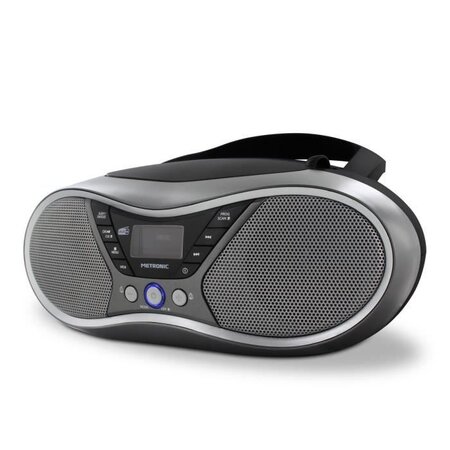 METRONIC Lecteur CD MP3 numérique DAB+ et FM RDS - Nuances de Grey
