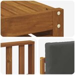 vidaXL Ensemble de canapés d'extérieur 8 Pièces Naturel et Anthracite