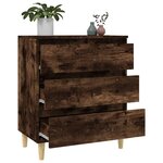 vidaXL Buffet Chêne fumé 60x35x70 cm Bois d'ingénierie