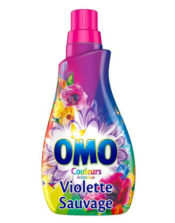 Omo Liquide Couleur Eclatantes Violette Sauvage 875ml (lot de 2)