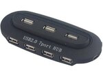 Hub USB 2.0 MCL-Samar 7 ports (Noir)