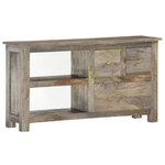 vidaXL Meuble TV 100x30x55 cm Bois de manguier massif