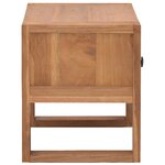 vidaXL Table de chevet 50x30x35 cm Bois de teck solide