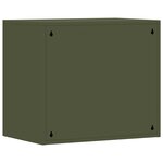 vidaXL Armoire murale pour garage Vert olive 60 x 40 x 53 cm