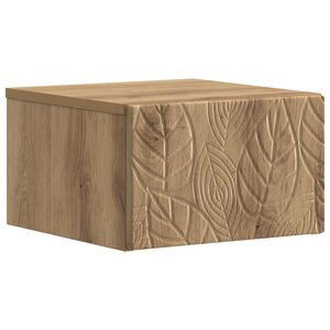 vidaXL Cabinet de chevet mural Chêne artisanal 49 x 34 5 x 20 cm