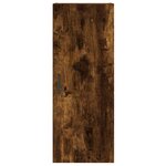 vidaXL Armoire murale chêne fumé 34 5x34x90 cm