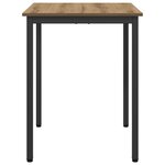 vidaXL Table de salle à manger / Table de repas MÉTAL