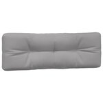 vidaXL Coussins de palette lot de 3 gris tissu