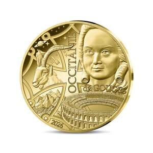 Collection des régions - Occitanie Monnaie de 5€ Or  1/2g