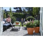 Pot de fleurs Rond VIBIA - Plastique Réservoir - Ø 47 - Anthracite
