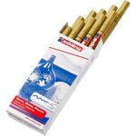 Marqueur Peinture brillante 751 Or Pointe Ronde 1-2 mm x 10 EDDING