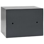 vidaXL Coffre-fort numérique Gris foncé 23 x 17 x 17 cm Acier